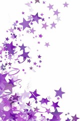 White background with lilac flowers , Festive design background