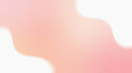 Abstract empty background with subtle noise grainy gradient in pastel peach color