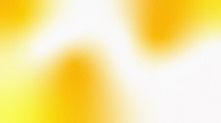 Abstract white grainy background with yellow gradient pattern and negative space for warm and inviting design