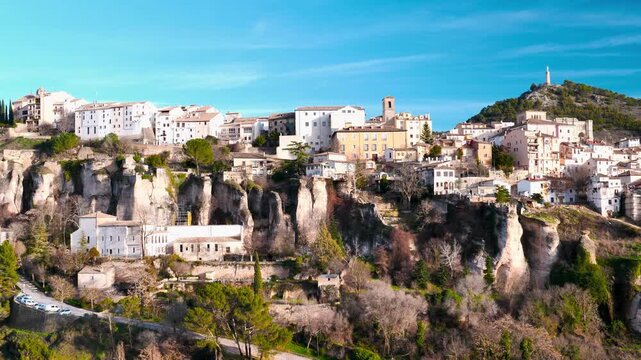 View of the medieval city of Cuenca in Spain