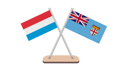 Fiji Luxembourg Flag