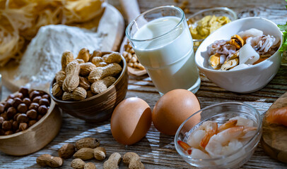 Composition with common food allergens