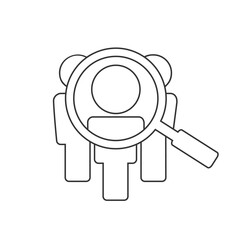 People icon in flat style. People symbol for your web site design, logo, app, UI Vector