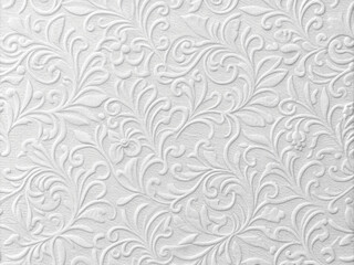 Elegant white paper texture with subtle patterns and refined finish, perfect for luxurious backgrounds, sophisticated designs, and high-end visual compositions requiring understated sophistication.