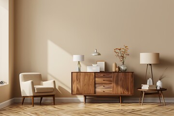 modern living room with fireplace