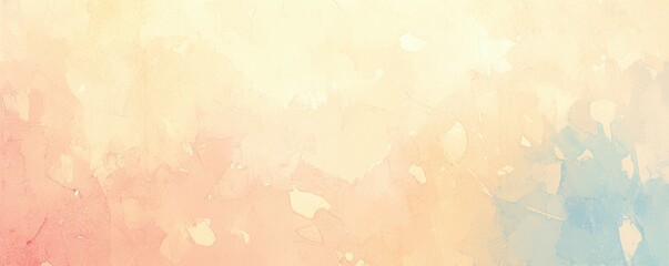 Obraz premium Soft Pastel Gradient Background with Fine Grain Sand Texture in Shades of Pink, Cream, and Light Blue for Elegant and Minimalist Creative Projects