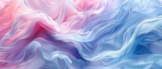 Obraz premium A blue and white background features a pink center encircled by swirling blue, pink hues