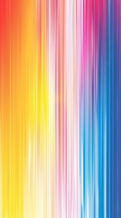 Obraz premium multicolored with distinct lines, rainbow hues arranged centrally