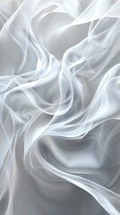 Obraz premium A tight shot of a white fabric featuring a hazy pattern at its upper and lower edges, with the bottom edge clearly visible