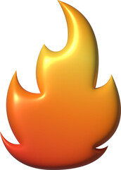 3D Illustration Fire Element