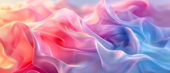 Obraz premium A clear image featuring a pink, blue, and yellow background with a consistent color scheme of pink, blue, pink, and yellow