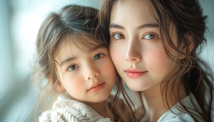 Obraz premium mother and child
