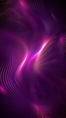 Fototapeta premium A purple abstract wallpaper featuring lines and dots as its central motif against a white background, encircled by a black periphery with scattered white dots