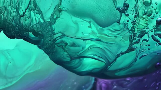Frothy and fluid liquid splashes add a touch of whimsy to your video transitions creating a smooth and striking effect.