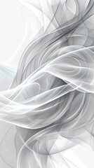  A gray-white abstract backdrop features wavy designs atop and bottom halves