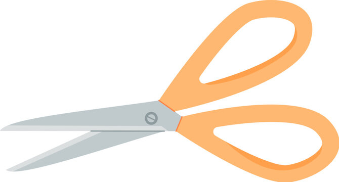 Tailor scissors tool doodle, hand drawn sewing accessories element, doodle embroidery tool illustration, flat tailor craft decoration design, cartoon dressmaking supplies object,