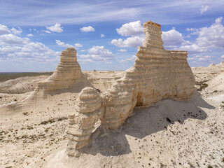 Akkergehsen plateau is a unique accumulation of the remains of fossil animals: shark teeth,...