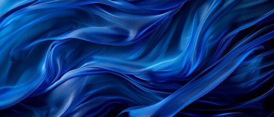 Obraz premium waves adorn top and base Background, black