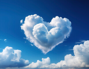 heart shaped cloud