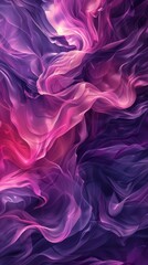 Fototapeta premium A close-up of a cell phone screen showcasing a purple and pink design at its bottom