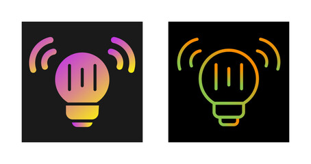 Smart Bulb Vector Icon