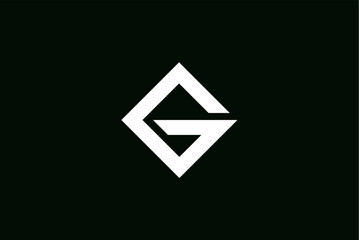 Square letter g logo design royalty free image vector business template 