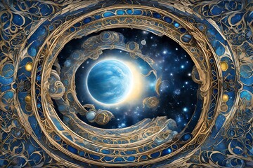 abstract fractal background