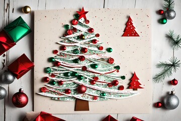 christmas tree and decorations