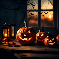 halloween pumpkin on halloween