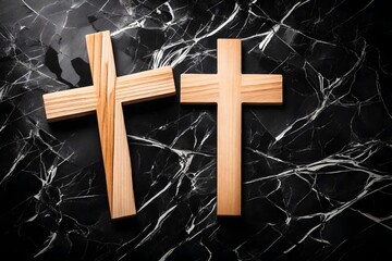 cross on the table