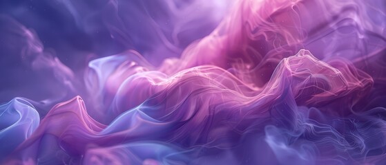 Fototapeta premium A picture of a purple and blue background with a swirling pink and blue shape on each side