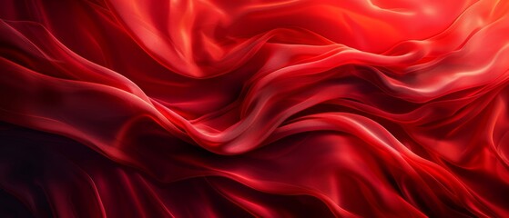 Obraz premium A red and black background with a wavy pattern atop and bottom