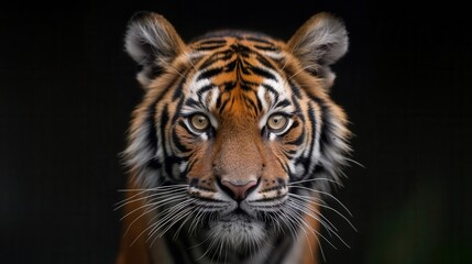 Fototapeta premium Close-up of a Tiger's Face.