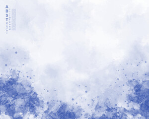 Abstract splashed watercolor background. Design for your cover, date, postcard, banner, logo.