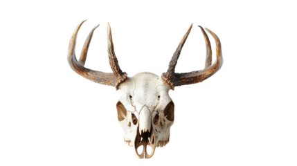 Deer skull transparent background