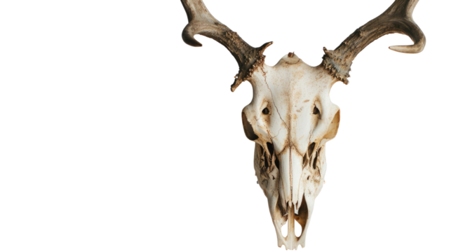 Deer skull transparent background