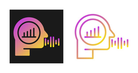 Voice Analytics Vector Icon