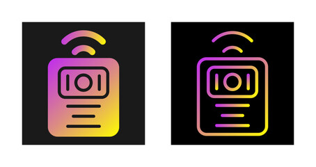  Wireless Intercom Vector Icon