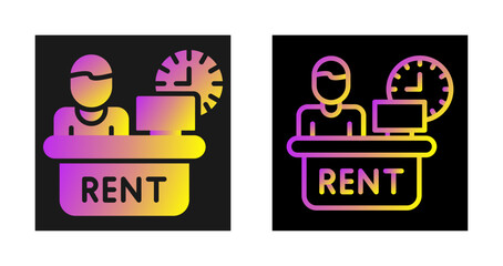 Rental Service Vector Icon