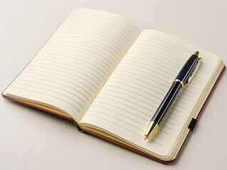 Blank Notebook and Pen   Embracing the Energy of New Beginnings for Creativity and