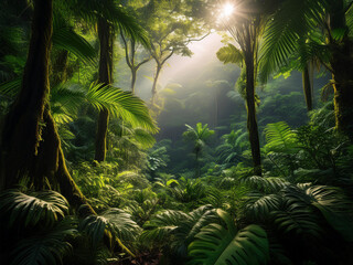 tropical jungle