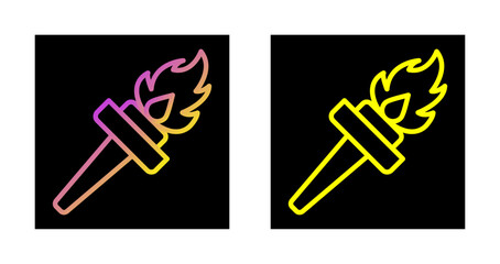 Torch Vector Icon