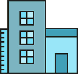 Apartment Building Icon
