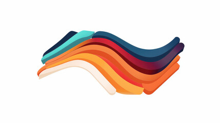 A sleek logo featuring piano keys against a pure white background, showcasing elegance and musical flair.