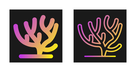Coral Vector Icon