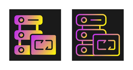 Website Backup Vector Icon