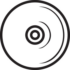 dvd disc icon on white background. Perfect use for web, pattern, design, icon, ui, ux, etc
