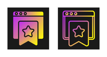 Bookmark Tabs Vector Icon