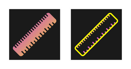Straight Ruler Vector Icon