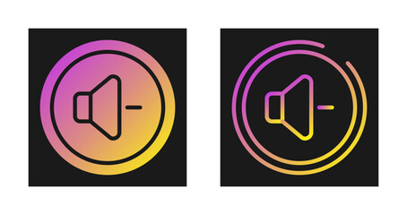 Volume Down Button Vector Icon